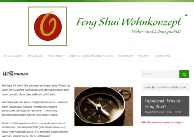 Hei­ke Mack­ott – Web­site Feng Shui Wohnkonzept