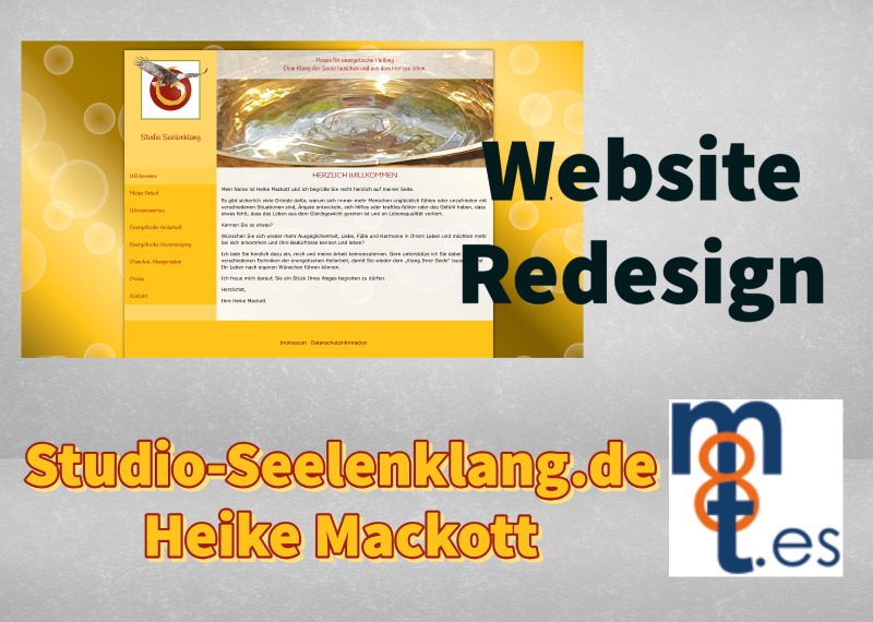 Web­site für Hei­ke Mack­ott – Studio-Seelenklang.de
